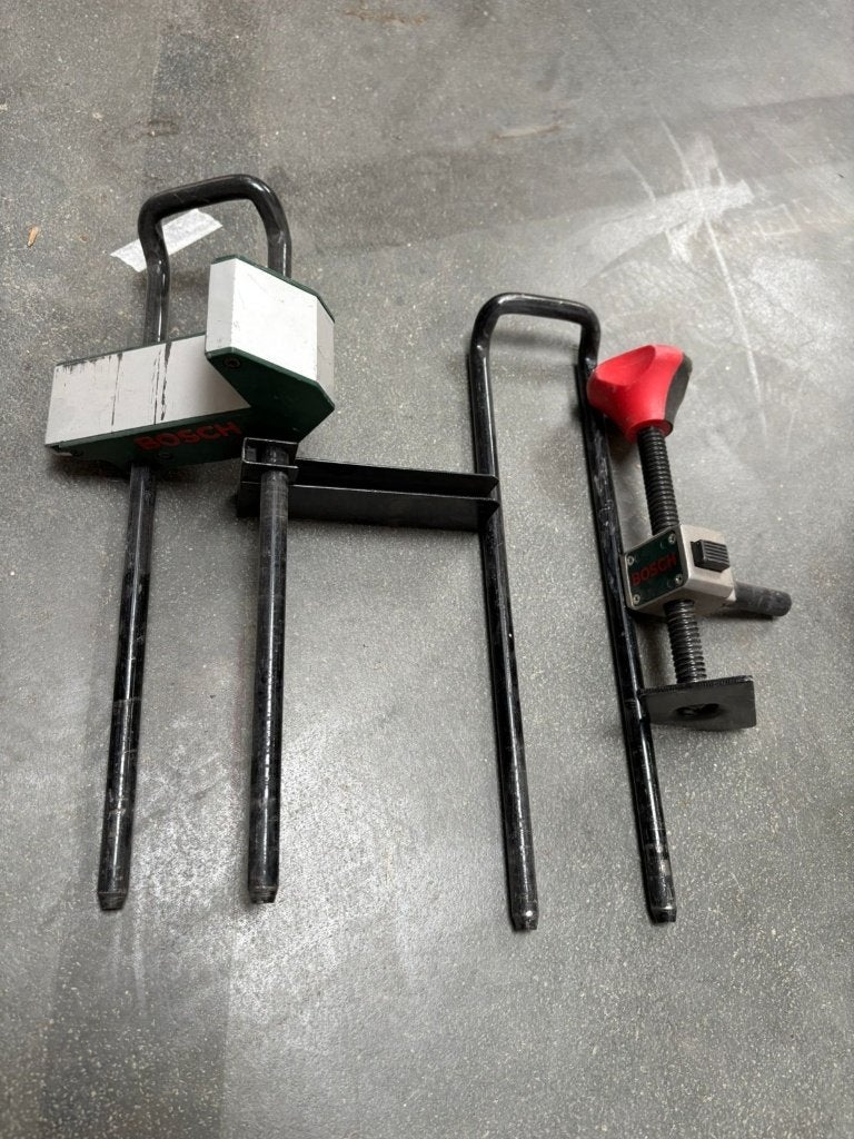 Bosch lijm-spanklemmen, Ophalen, Zo goed als nieuw