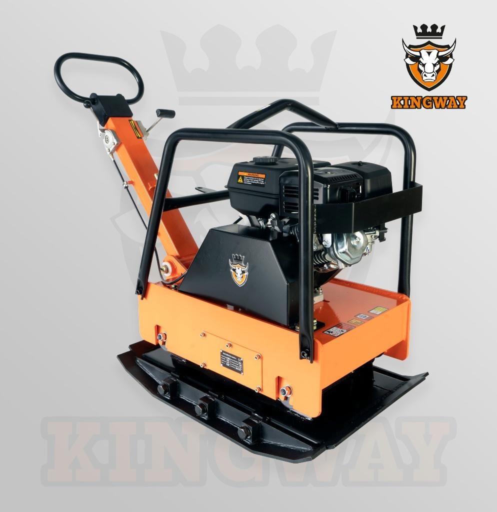 Reversibele trilplaat MS270 Kingway benzine NIEUW! 36 kN, Verzenden, Nieuw