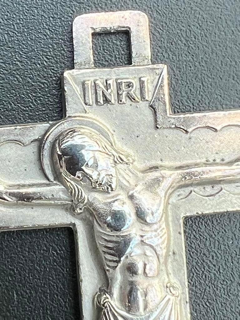 Vintage : art nouveau/ decoKruisbeeld - Religieus gebruikt !, Antiek en Kunst, Ophalen