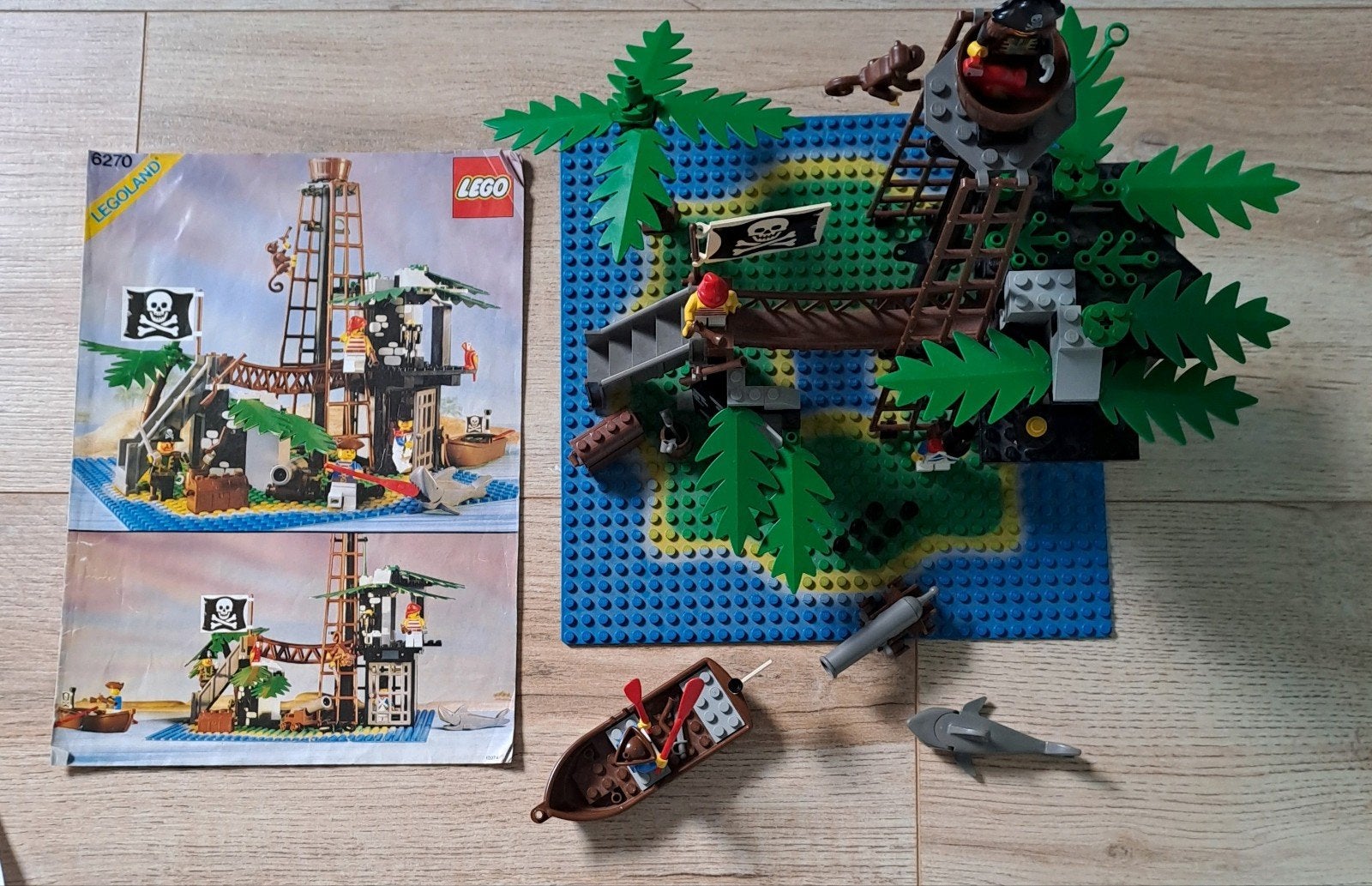 Lego Pirates 6270 Verborgen Eiland - Compleet met instructie, Gebruikt, Lego, Inclusief instructies, Complete set