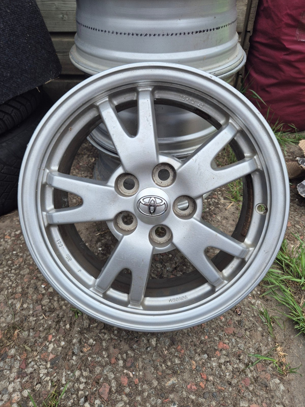 15 inch lichtmetalen velgen - Toyota, Ophalen, Gebruikt