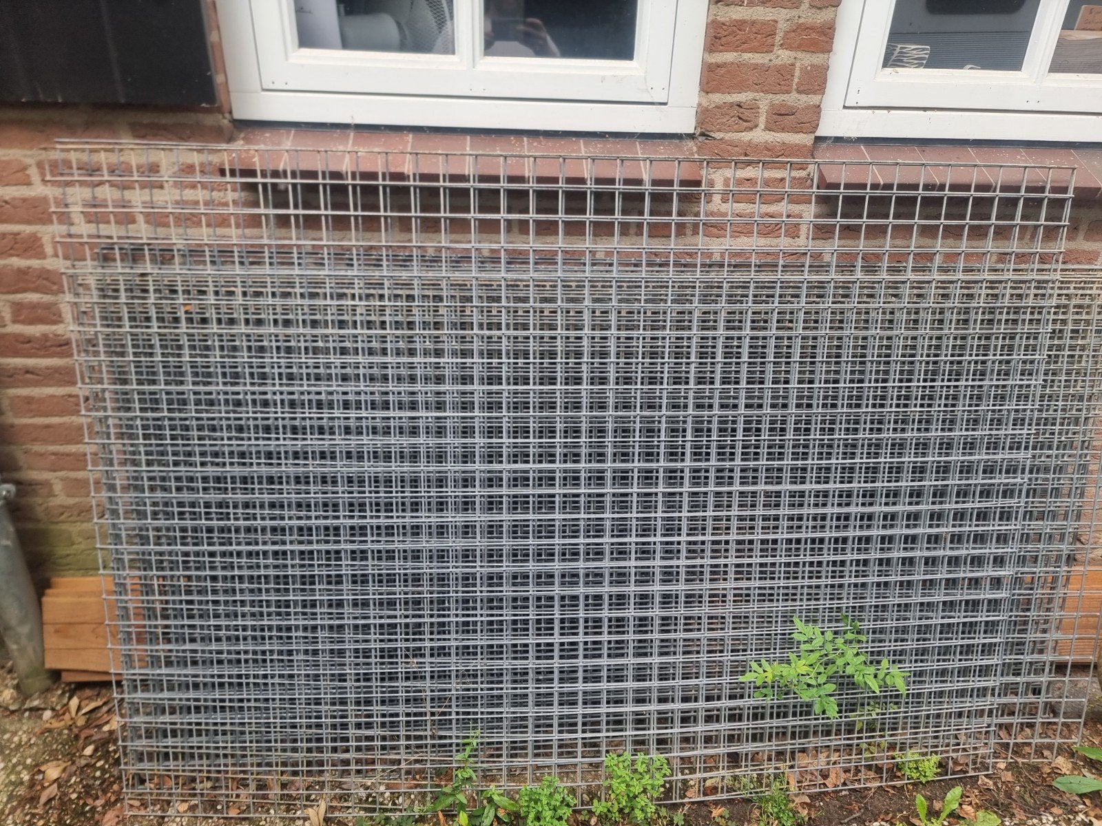 betongaas panelen 180 lang 125 en 100 cm, Ophalen, Zo goed als nieuw, 20 meter of meer, Draad