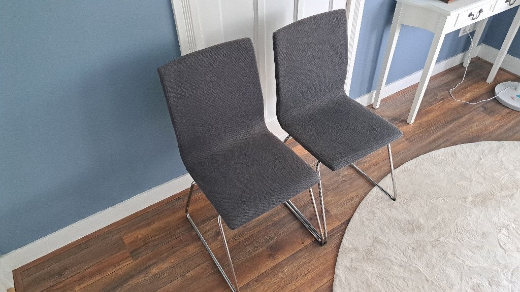 Ikea Volfgang stoelen (2x), Huis en Inrichting, Stoelen, Ophalen, Twee, Zo goed als nieuw, Stof