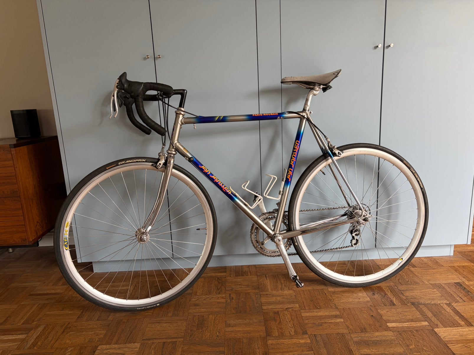 Jan Janssen Paris-Roubaix Vintage racefiets Campagnolo mt 57, Zo goed als nieuw, 57 tot 61 cm, Ophalen, Overige merken