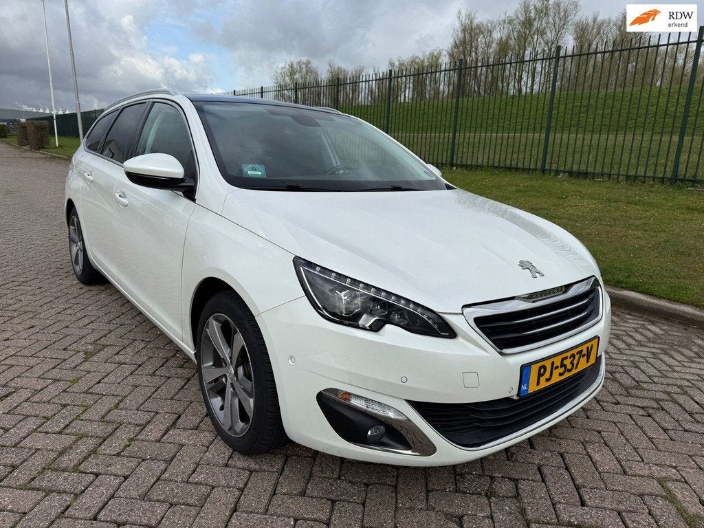 Peugeot 308 SW 1.2 PureTech Blue Lease Premium, Auto's, Stof, 1199 cc, 635 kg, Wit