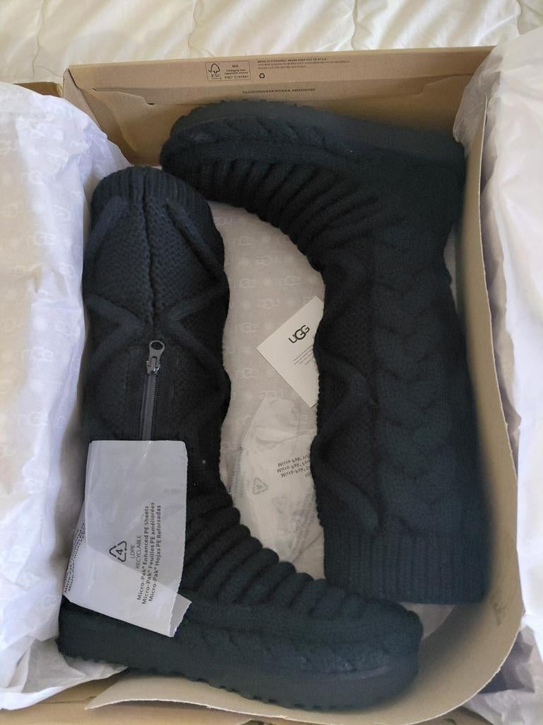 Nieuwe zwarte UGGs maat 39, Hoge laarzen, UGG, Zwart, Nieuw
