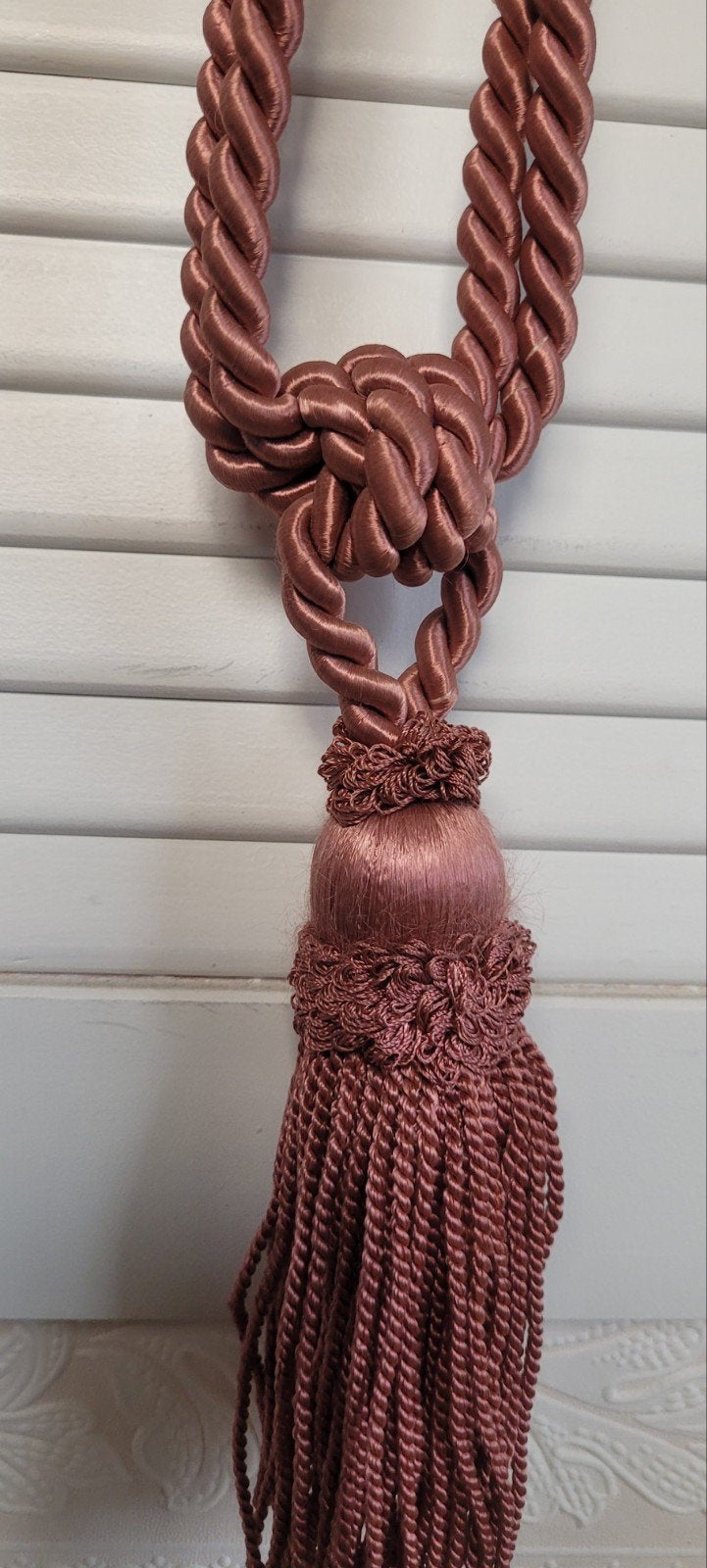 Decoratieve Gordijnkwast - Roze/Bruin, Ophalen of Verzenden, Bruin, Textiel, Klassiek