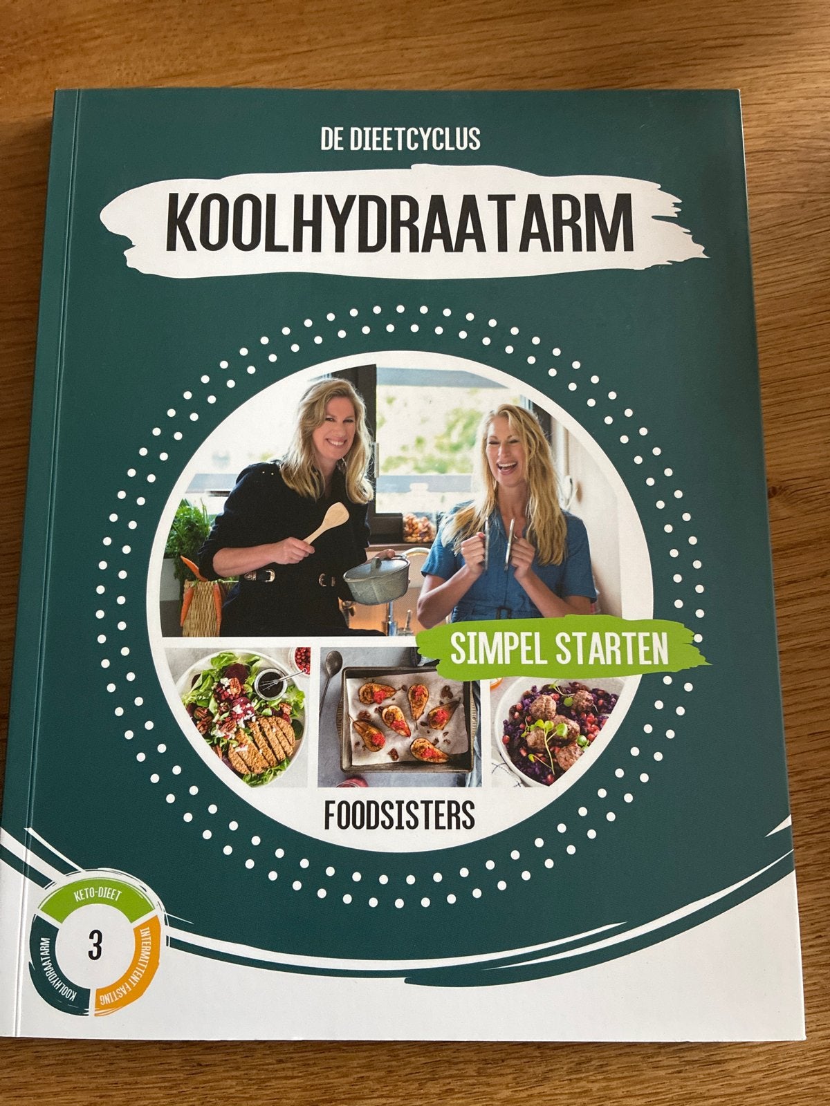De Dieetcyclus Koolhydraatarm - Simpel Starten, Hoofdgerechten, Ophalen of Verzenden, Zo goed als nieuw, Gezond koken