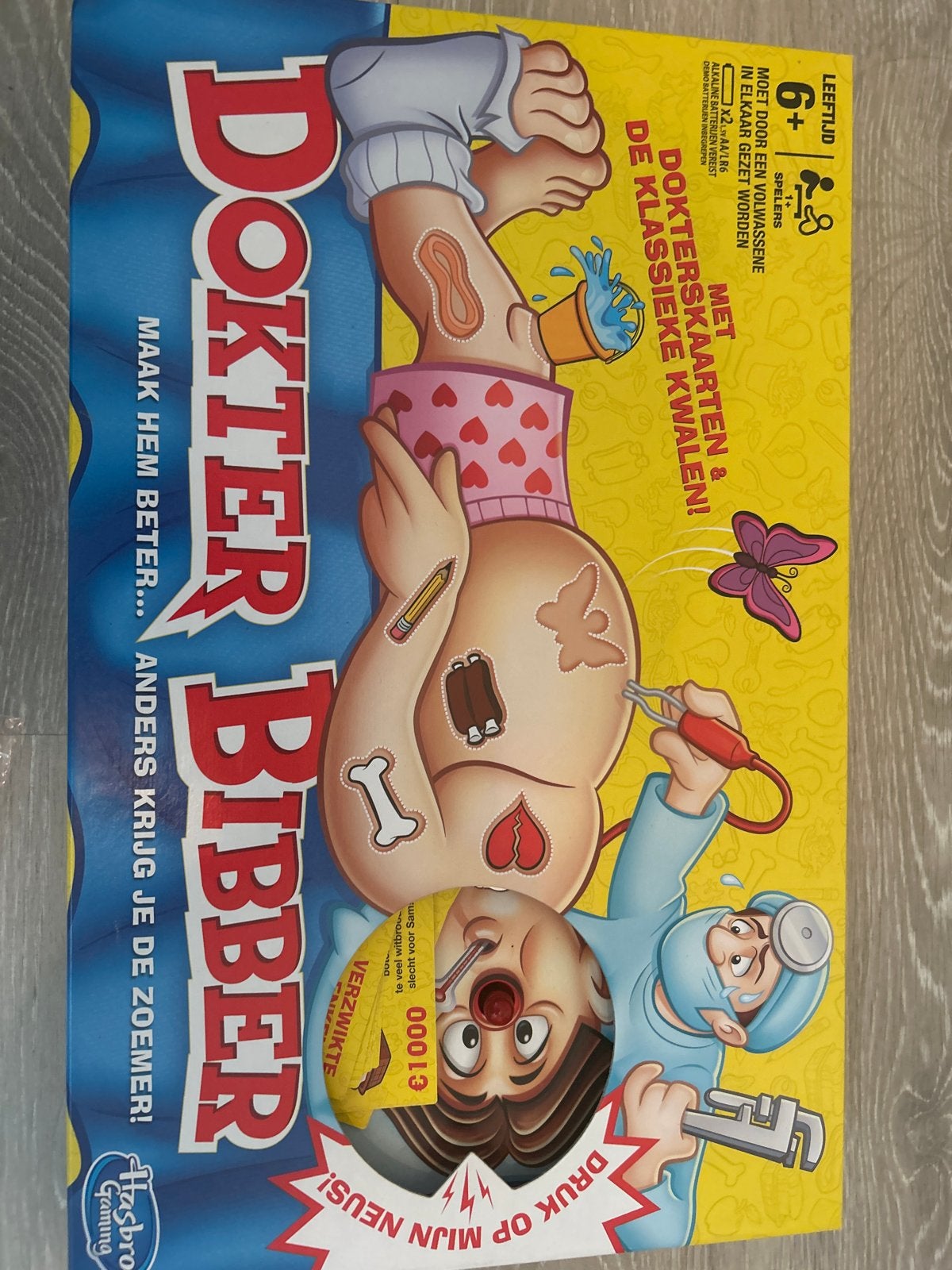Dokter Bibber spel - Hasbro, Ophalen of Verzenden, Gebruikt, Jongen of Meisje