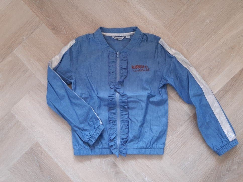 Stoer soepel Moodstreet jasje spijkerlook 122-128, Kinderen en Baby's, Kinderkleding | Maat 122, Meisje, Nieuw, Ophalen of Verzenden