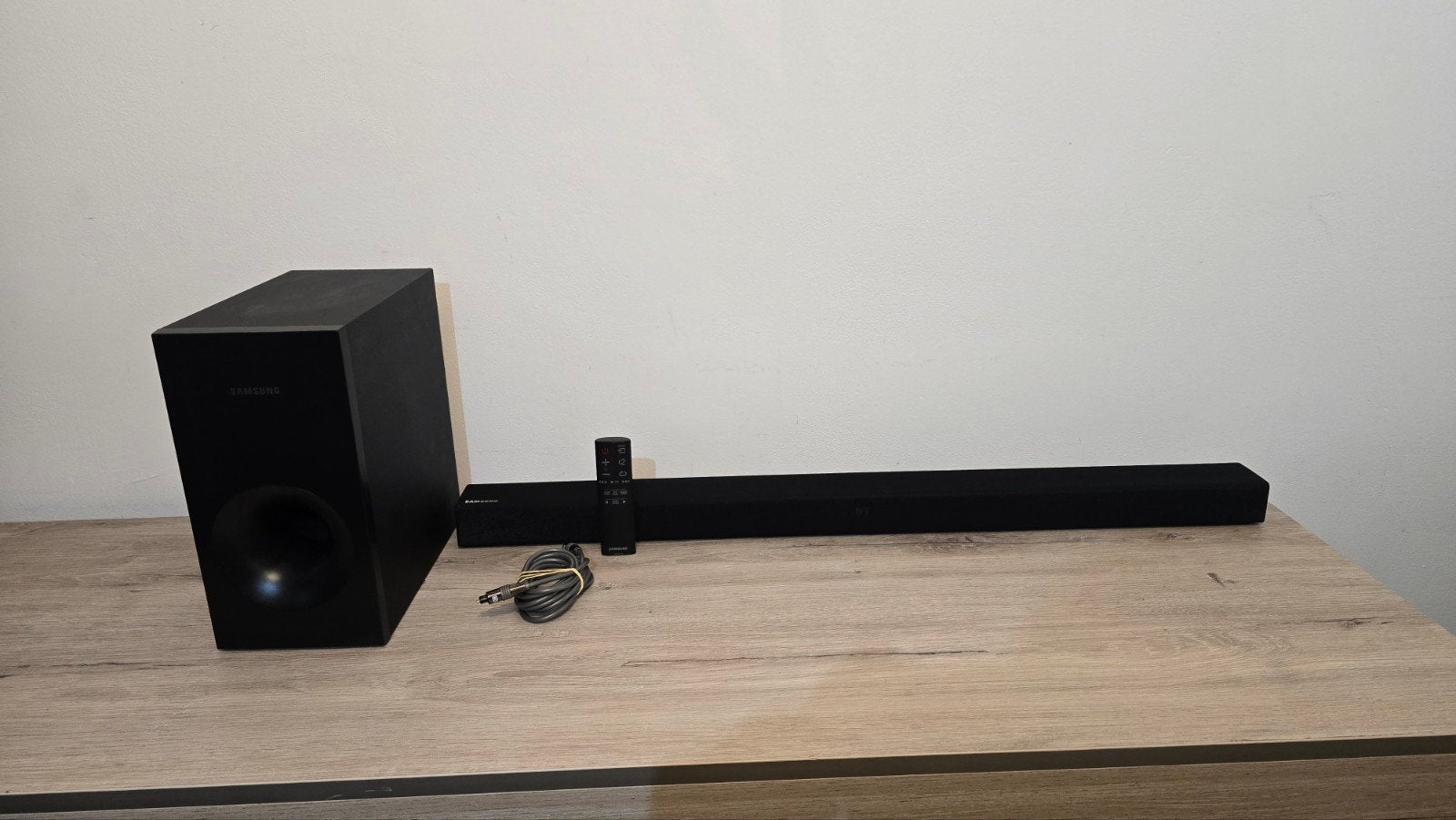 Samsung draadloos soundbaar 2.1 met subwoofer Bluetooth, Ophalen of Verzenden, Bluetooth, Zo goed als nieuw