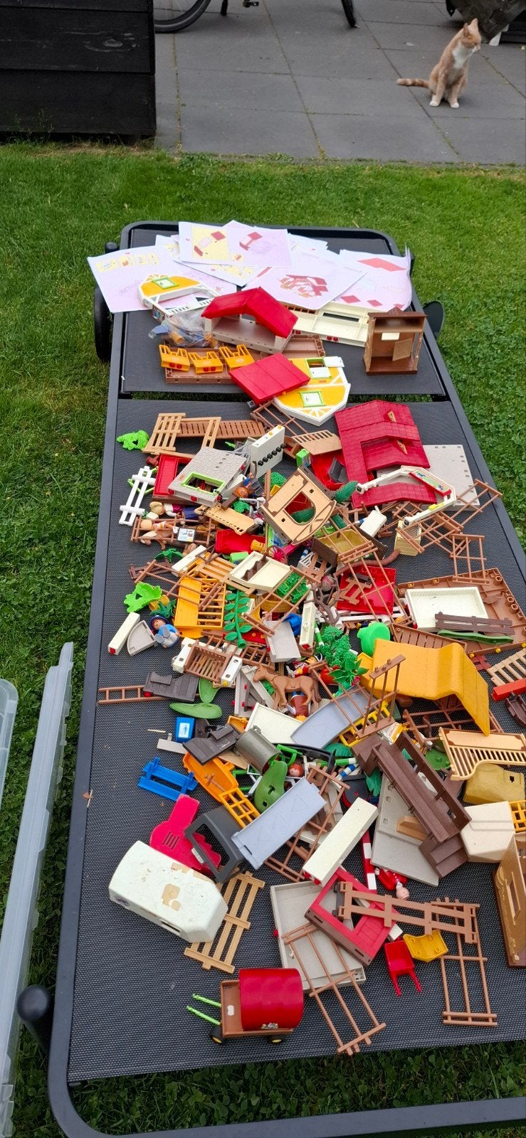 Playmobil Paardenstal / Manege - set 4190, niet compleet, Ophalen, Gebruikt, Gebouw, Losse onderdelen