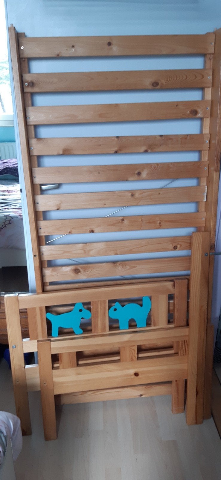 Compleet kleuterbed, 70 tot 85 cm, Zo goed als nieuw, Matras, 140 tot 160 cm