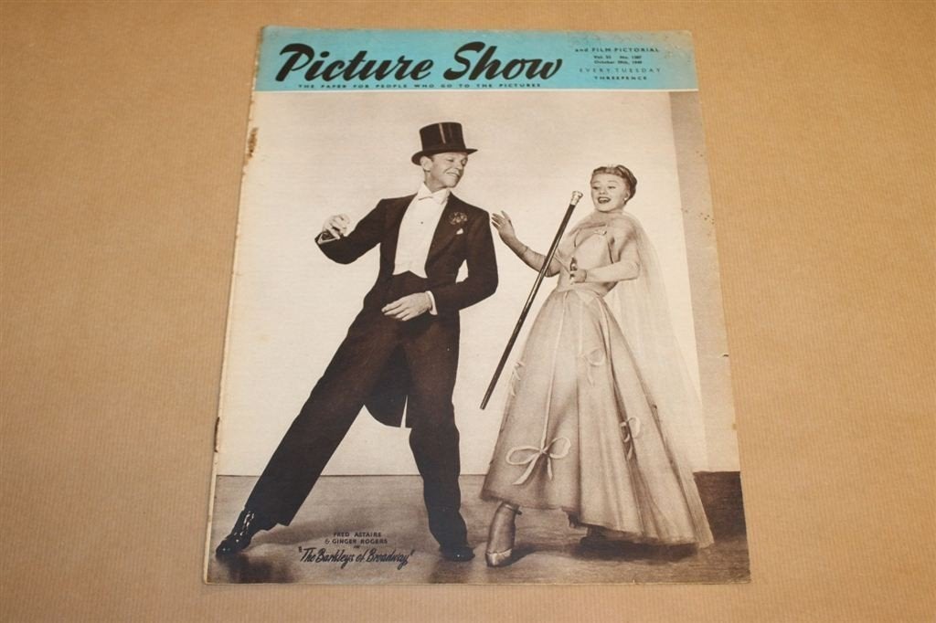 Magazine Picture Show - 1949 - Fred Astaire & Ginger Rogers, Ophalen of Verzenden, Zo goed als nieuw, Personen