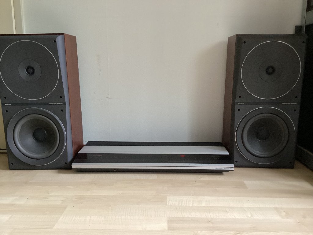 Zeer nette retro B&O set Beomaster 2000 met Beovox S45, Gebruikt, Bang & Olufsen, Tuner of Radio, Losse componenten