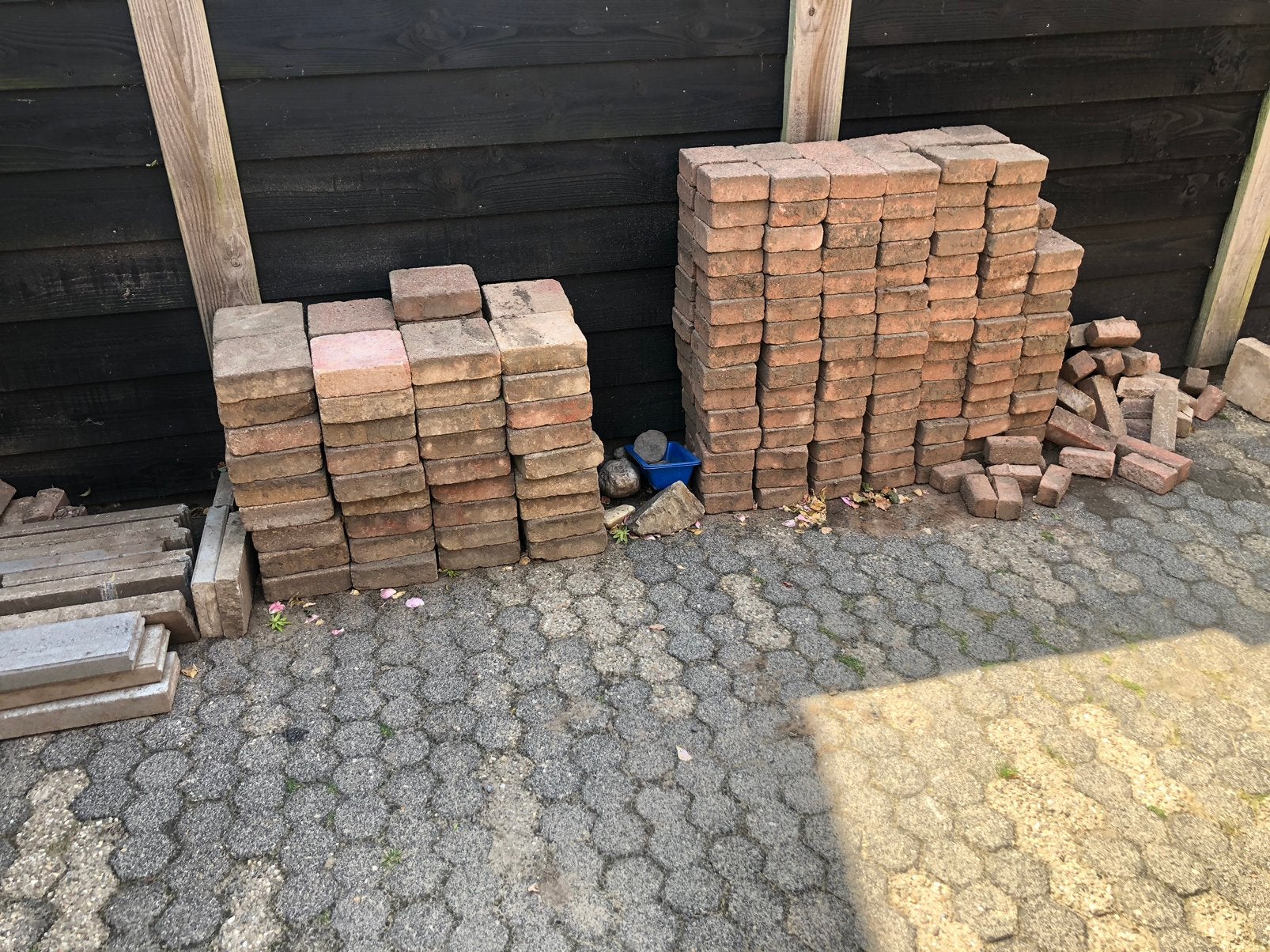 Stenen sierstraatwerk, Ophalen of Verzenden, Gebruikt, Beton, Klinkers