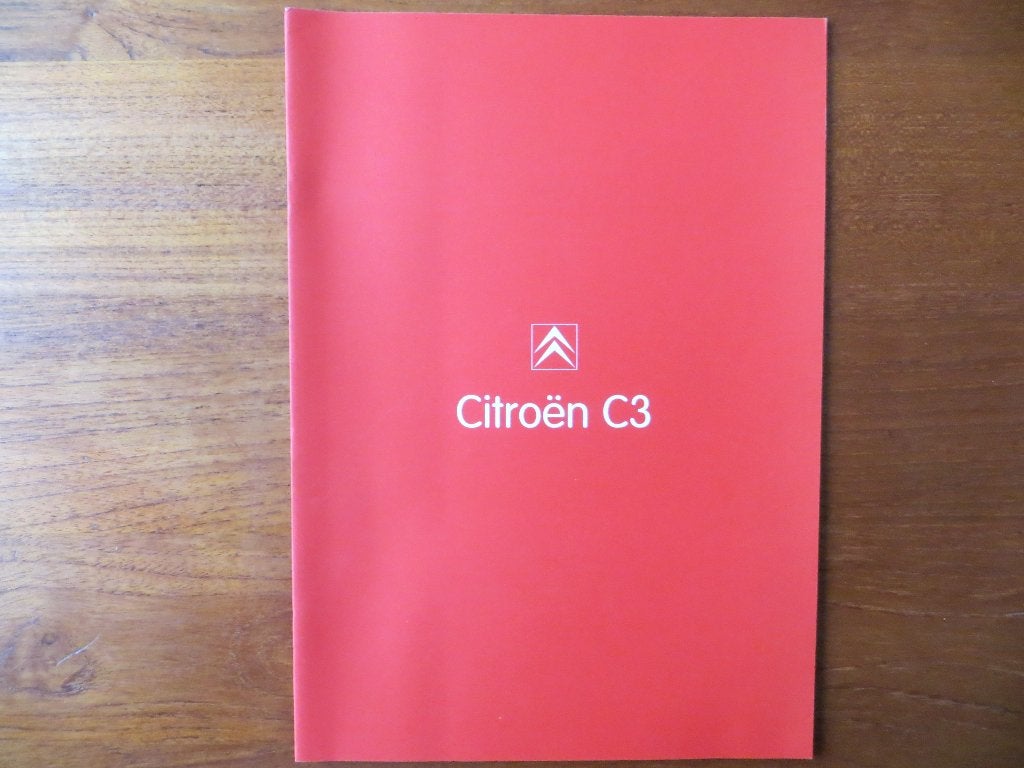 Citroën C3 (jan. 2002) met bijlage, Ophalen of Verzenden, Nieuw, Citroën