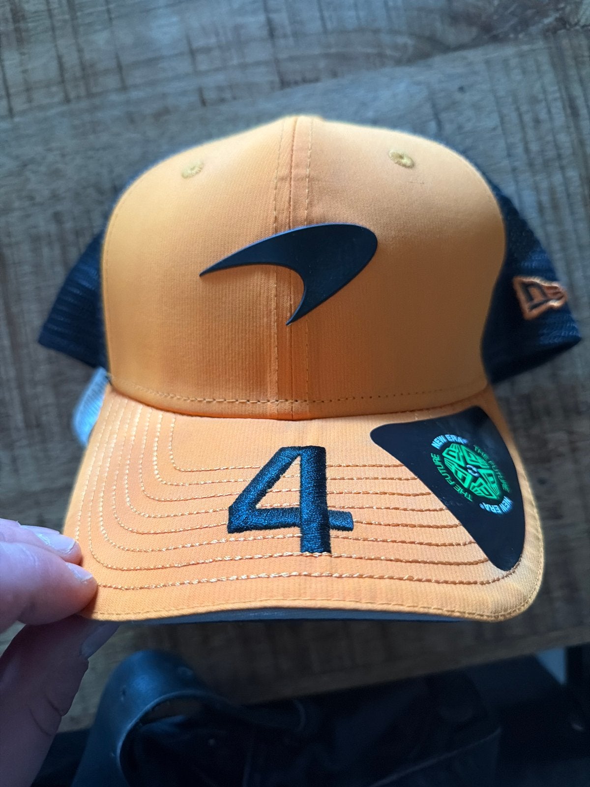 McLaren F1 New Era 9Fifty Trucker Cap Lando Norris #4, Ophalen of Verzenden, Nieuw, One size fits all, Pet