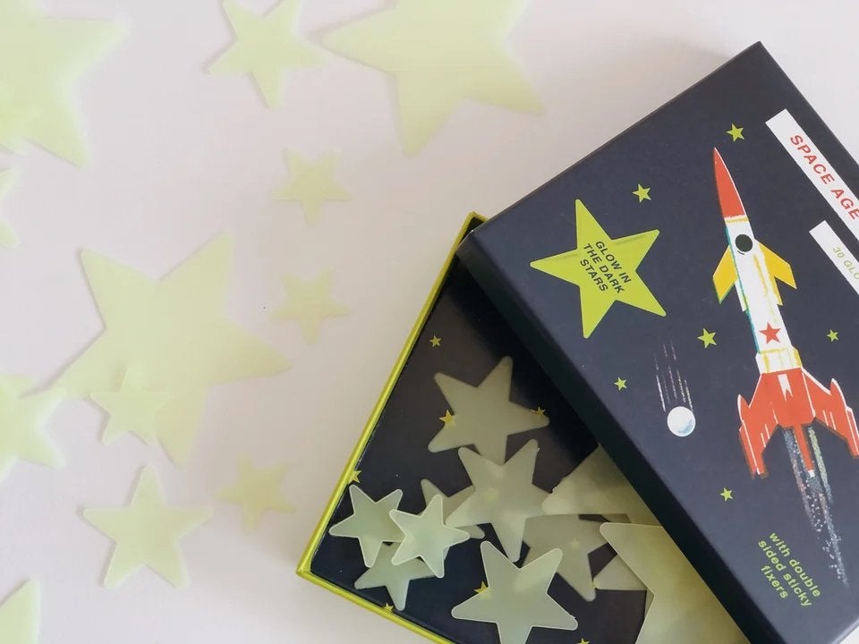 GLOW IN THE DARK STERREN IN DOOSJE | REX LONDON (NIEUW), -, -, Nieuw, Ophalen of Verzenden