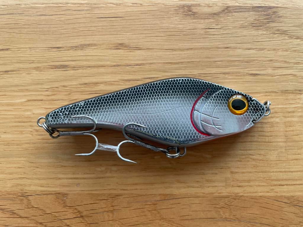 Te koop: Spro Rapper 128SSP (kleur: Silver Flash), Watersport en Boten, Ophalen of Verzenden, Zo goed als nieuw, Overige typen