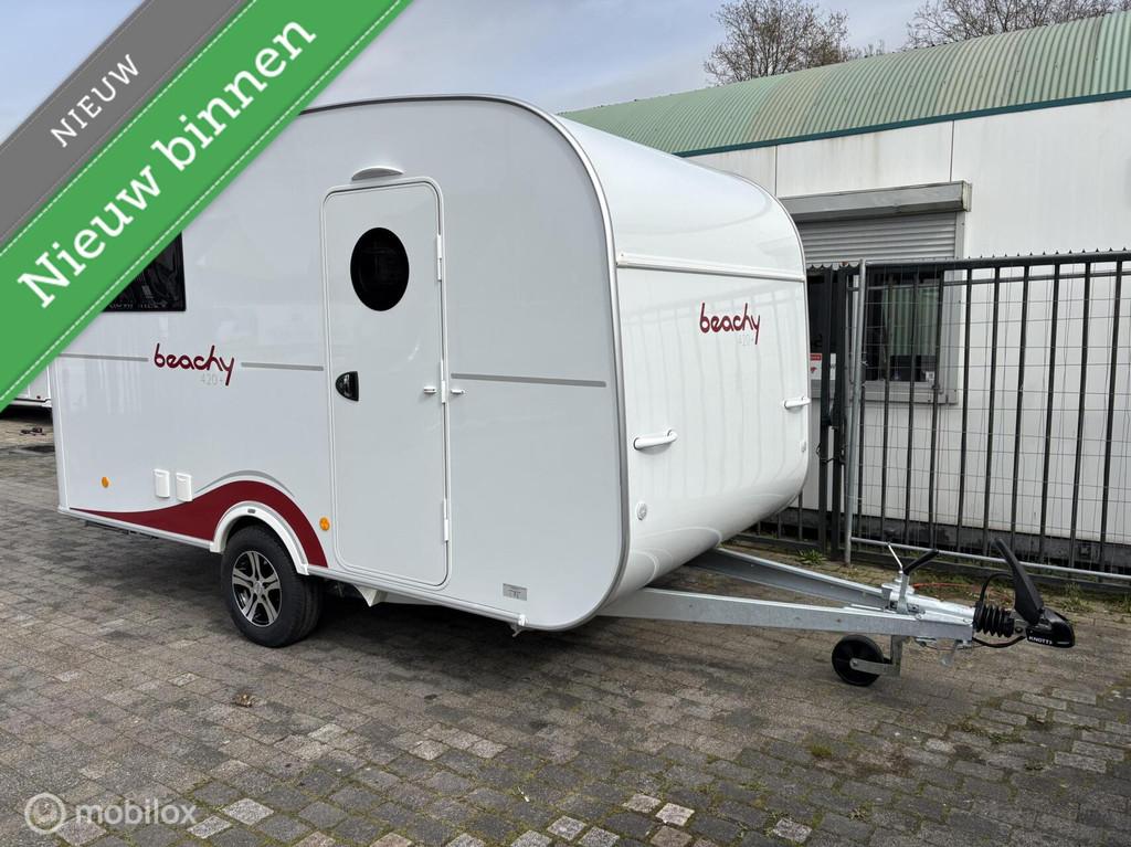 Hobby Beachy 420+ 2026, Stapelbed, Caravans en Kamperen, Hobby, Harald-striewiski-strase 15 fockbek, 750 - 1000 kg, Hobby-whonwagenwerk