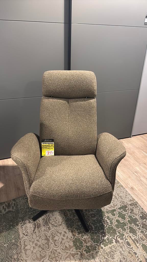 Relaxfauteuil LF143 met gasveer bediening, Huis en Inrichting, Fauteuils, Ophalen, Minder dan 75 cm, Nieuw, 50 tot 75 cm