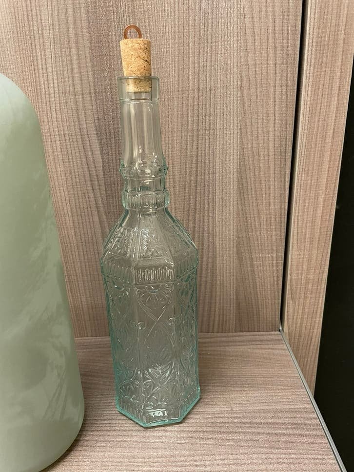 Decoratie flessen, Ophalen, Zo goed als nieuw, Groen, Glas