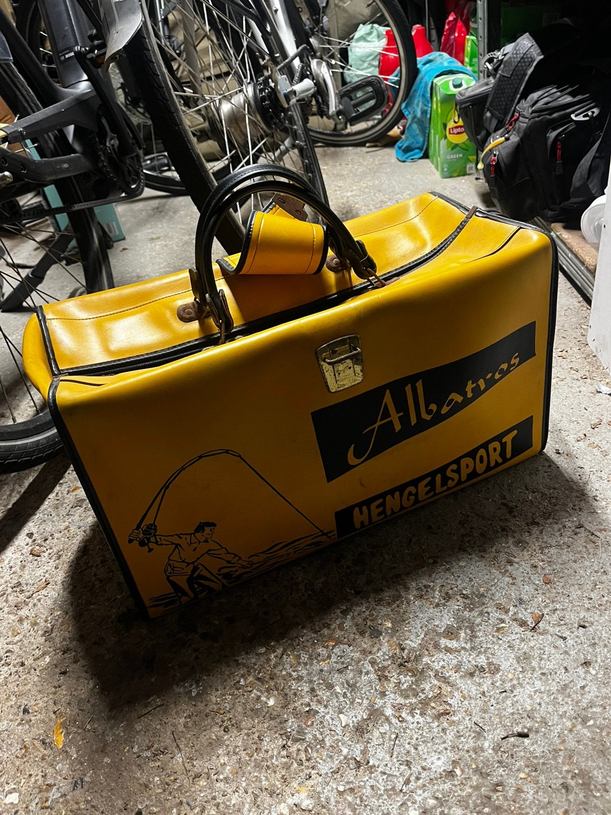 Vintage albatros vistas Hengelsport Rotfusz Delft, Ophalen of Verzenden, Zo goed als nieuw, Overige typen