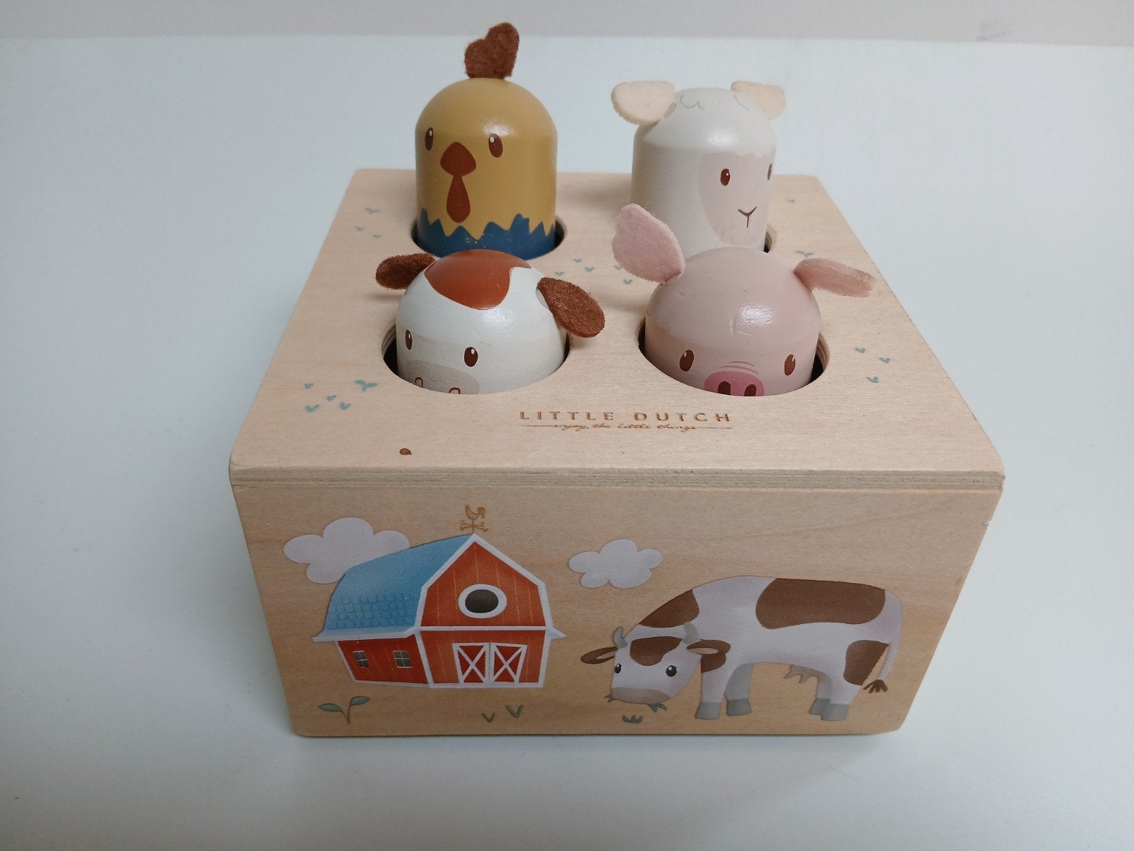 Little dutch pop up toy little farm, Ophalen of Verzenden, Zo goed als nieuw, Poppenhuis