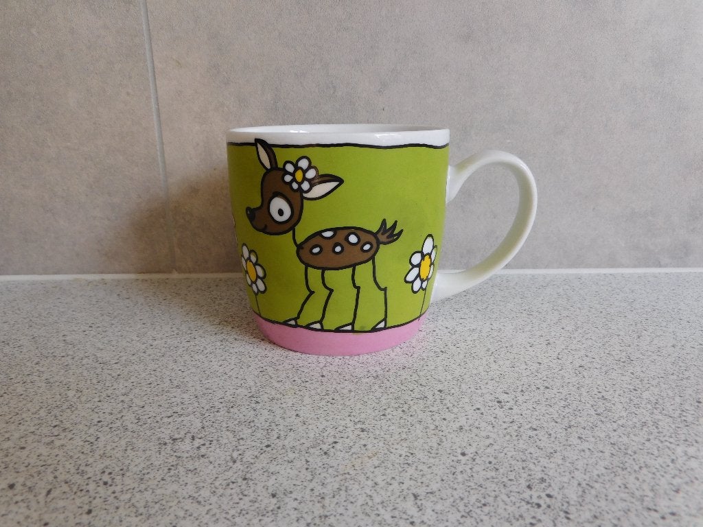 Mok 250 ml. Hertje Babette Harms, Overige merken, Zo goed als nieuw, Overige stijlen, Porselein