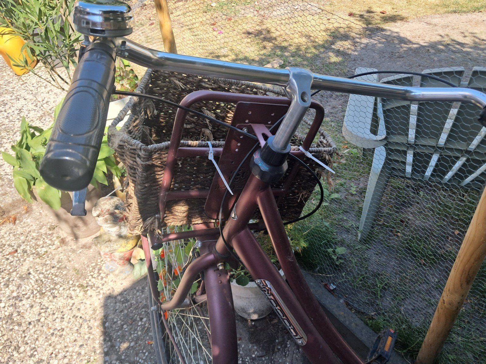 Popal damesfiets met mand - opknappertje, Overige merken, Terugtraprem, Ophalen of Verzenden, 50 tot 53 cm