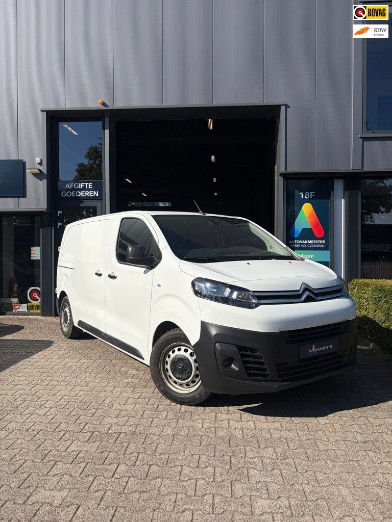 Citroen Jumpy 1.5 BlueHDI 100 M Club, Gebruikt, 4 cilinders, Citroën, Leder en Stof