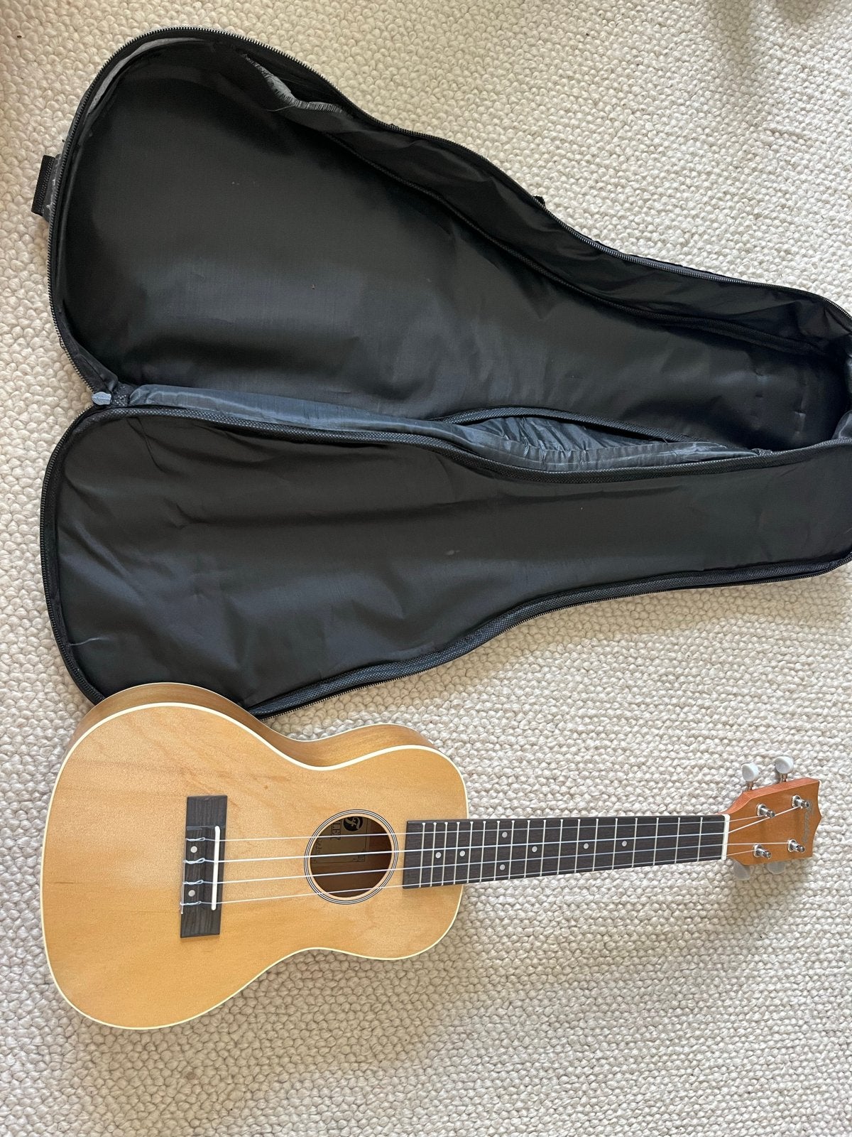 Fazley Ukelele met hoes - Zo goed als nieuw, Muziek en Instrumenten, Snaarinstrumenten | Overige, Ophalen of Verzenden, Zo goed als nieuw