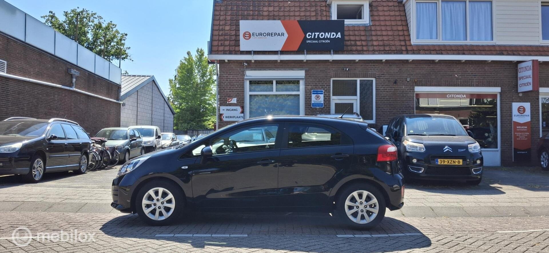 Kia Rio 1.2 CVVT ComfortPlusLine Navigator, Auto's, 450 kg, 4 cilinders, 1081 kg, Zwart