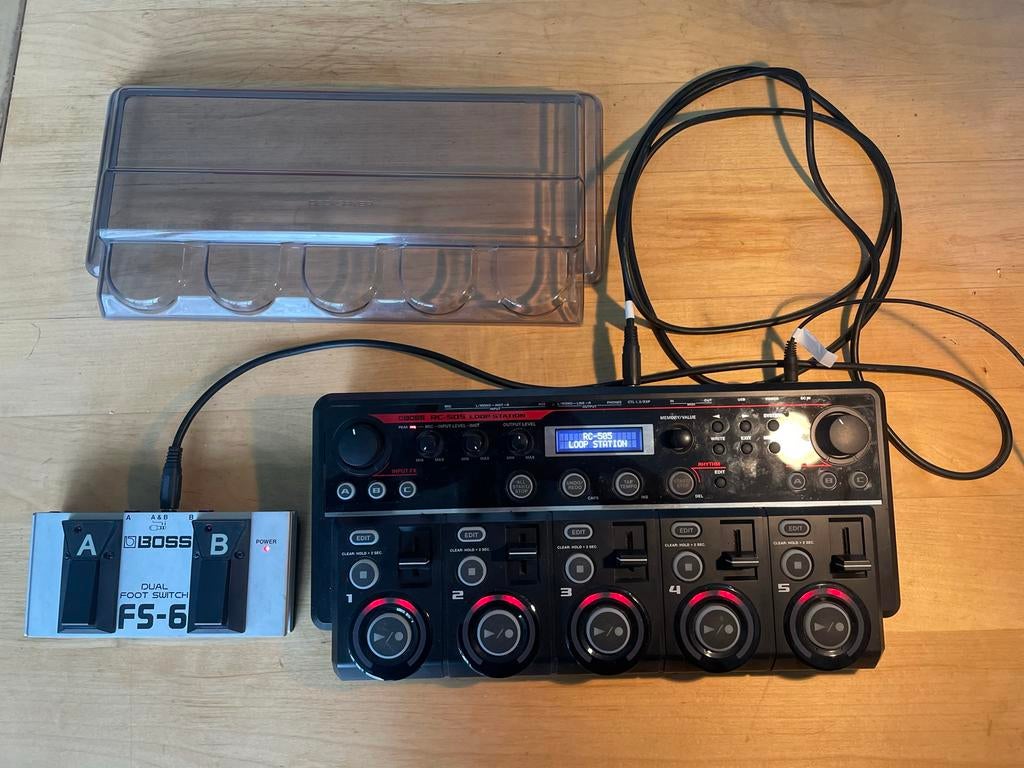 Boss RC-505 MK1 Looper + Decksaver + FS-6 Footswitch, Muziek en Instrumenten, Ophalen of Verzenden, Zo goed als nieuw, Overige typen