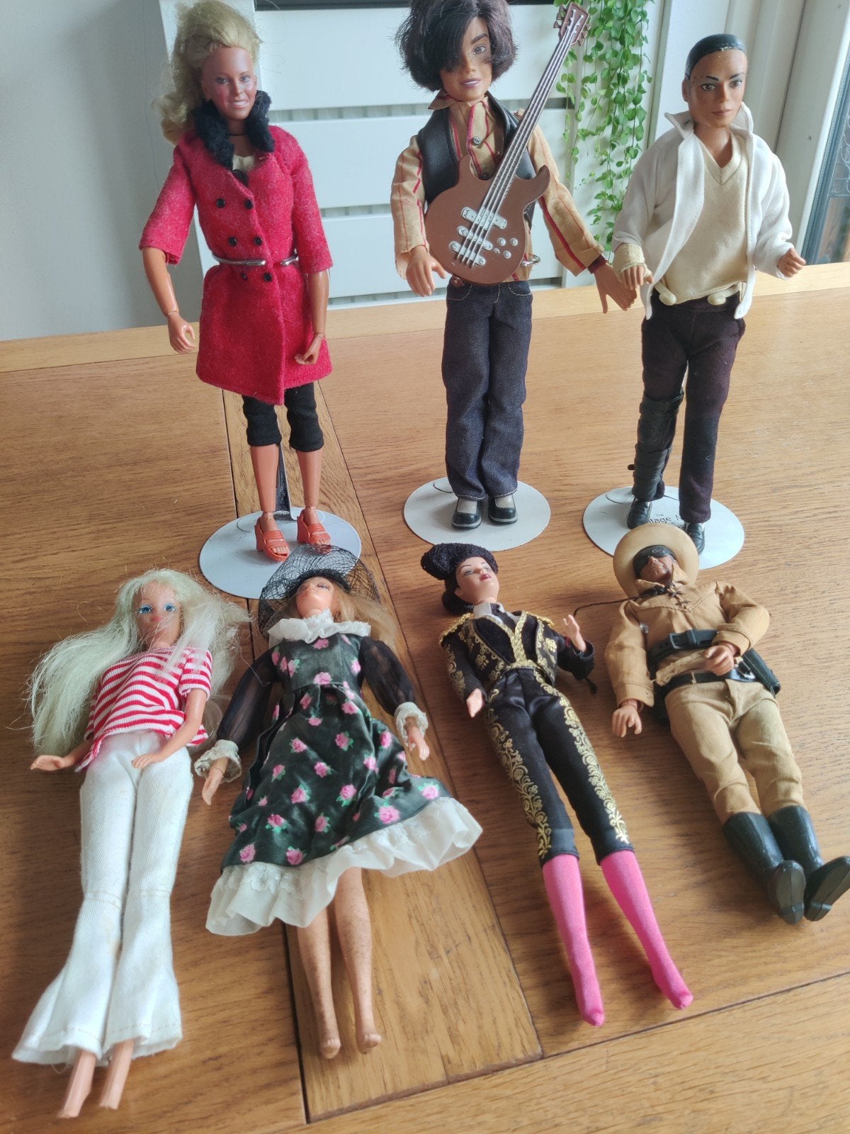 Vintage Barbie en andere modepoppen - set van 7, Ophalen of Verzenden, Gebruikt, Fashion Doll