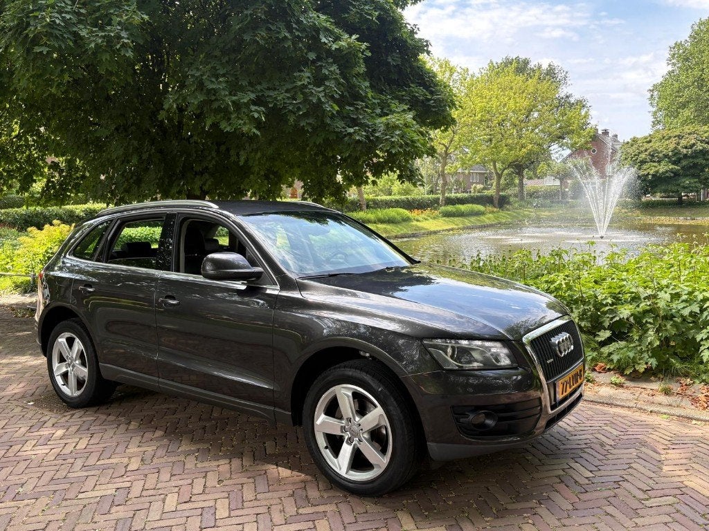 Audi Q5 2.0 180pk 4x4 navi/xenon/cruise/leder/pdc, Auto's, 4 cilinders, 179 pk, Handgeschakeld, Particulier