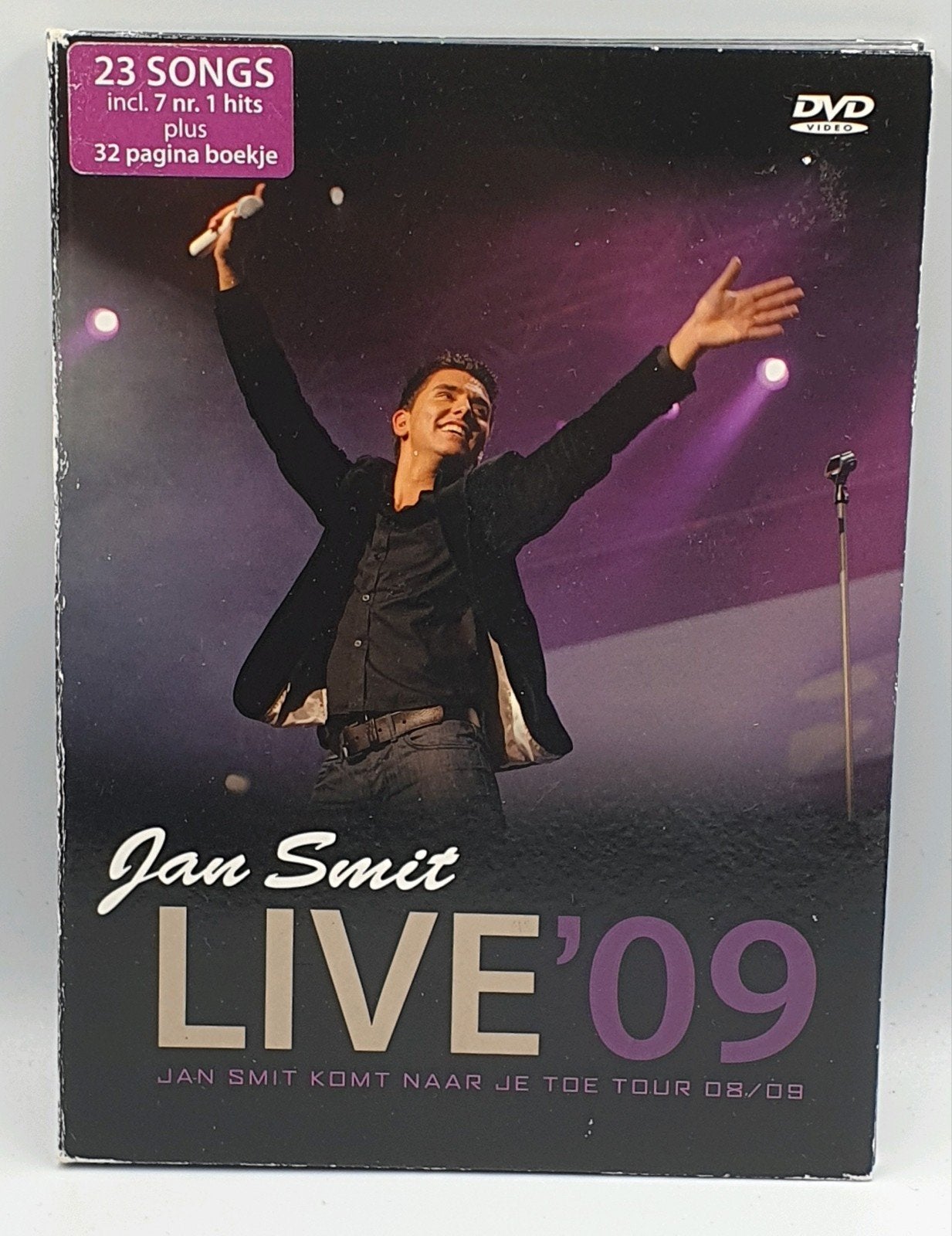 Jan Smit Live '09 DVD, Gebruikt, Alle leeftijden, Concert, Inclusief doosje