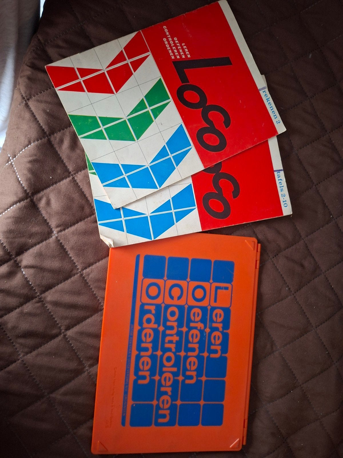 Vintage Loco Rekenspel met Boekjes - Leren en Oefenen, Ophalen of Verzenden, Gebruikt, Puzzelen