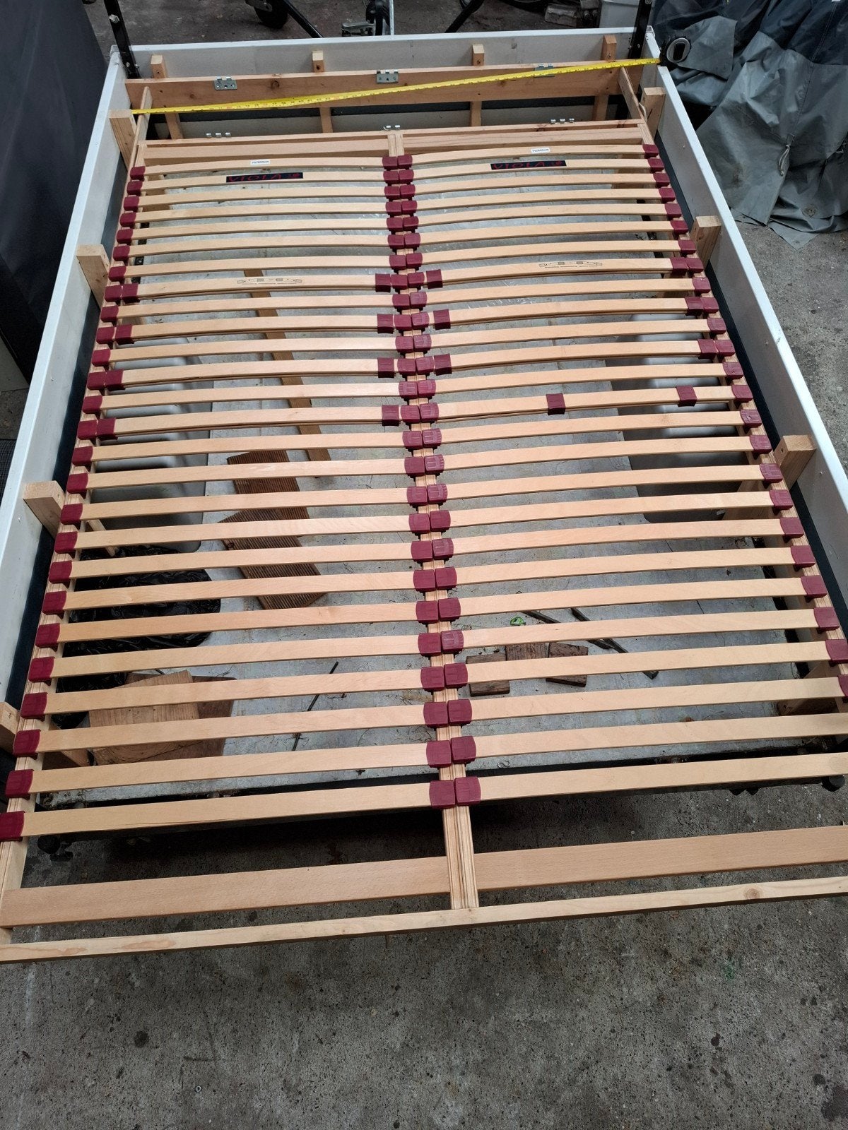 Lattenbodem 140(2x70)x200 voor in Trigano Odyssee vouwwagen, Ophalen