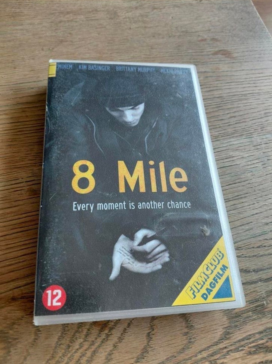 8 Mile Ex-Rental videoband Eminem. FilmClub dagfilm, Gebruikt, Drama, Ophalen of Verzenden, Vanaf 12 jaar