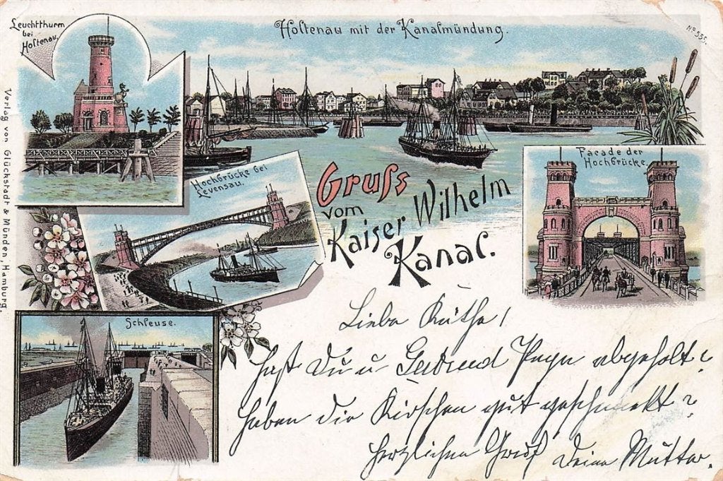702-108-047 Kaiser Wilhelm Kanal, Verzenden, Voor 1920, Duitsland