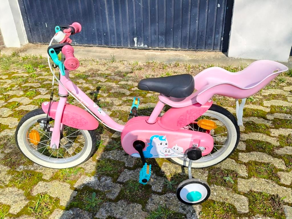 Fietsje 14 inch, Fietsen en Brommers, Ophalen, Zijwieltjes, Gebruikt, Minder dan 16 inch