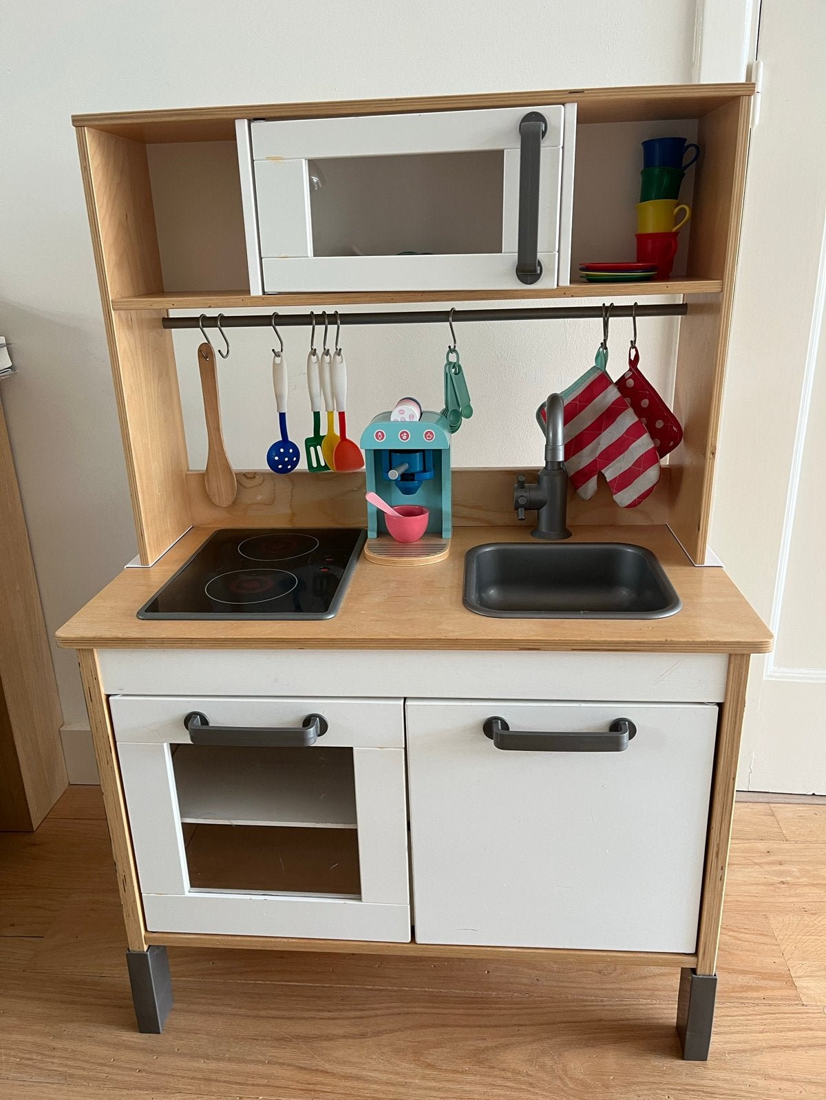IKEA Speelkeuken met uitgebreide accessoires, Ophalen, Gebruikt, Hout, Speelkeuken