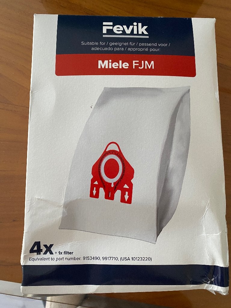 Miele voor type C 3 stofzuigerzakken Fevik FJM 52056-4, Ophalen of Verzenden, Nieuw, Miele