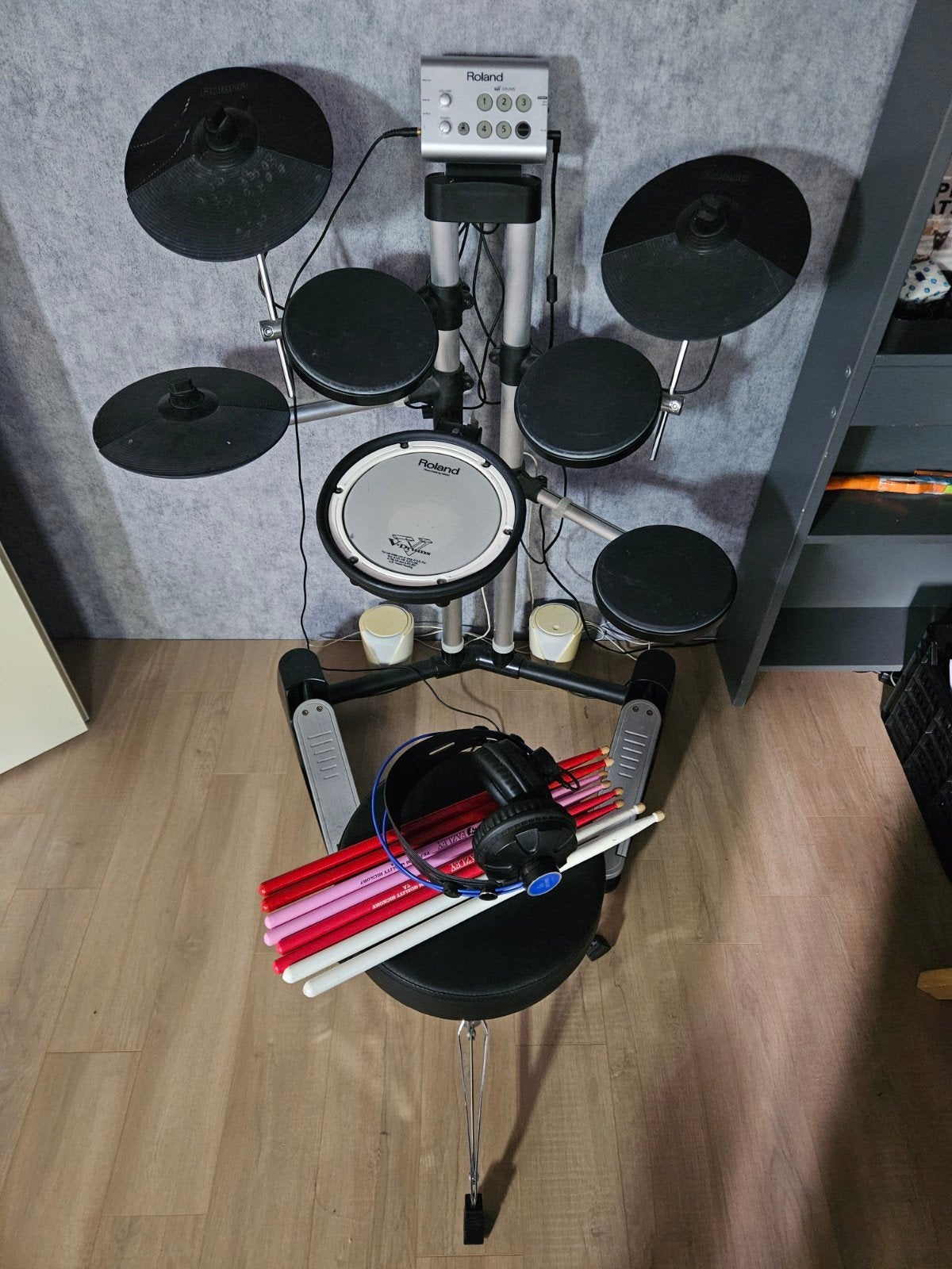 Roland V-Drums elektronisch drumstel met accessoires