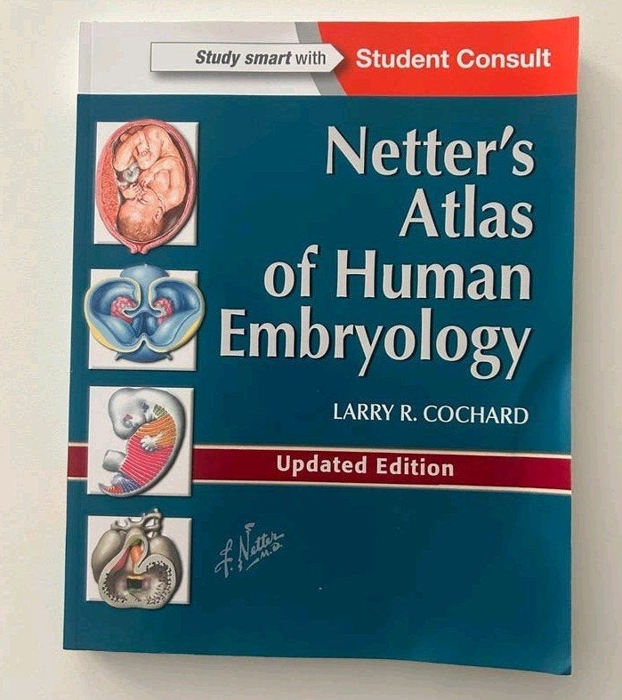 Netter's atlas of human Embryology geneeskunde, Boeken, Ophalen of Verzenden, Beta, Nieuw, WO