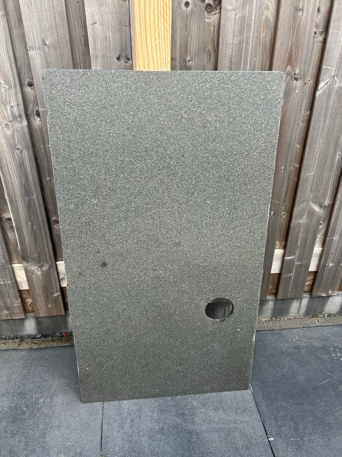 Granieten blad voor buitenkeuken - 120x68x2cm met gat, Ophalen, Gebruikt, Gas