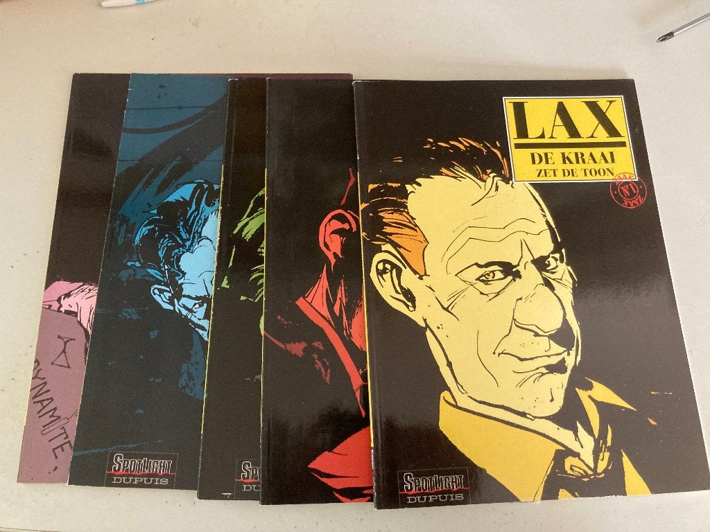 T.K. nog 5 LAX De Kraai stripboeken Zie actuele lijst, Meerdere stripboeken, Ophalen of Verzenden, Zo goed als nieuw