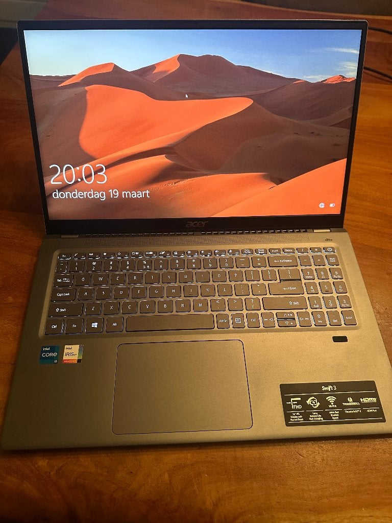 Acer swift 3 i5 11300H 512gb ssd 16gb  16 inch Win11, Computers en Software, Windows Laptops, Gebruikt, 16 inch, SSD, 4 Ghz of meer
